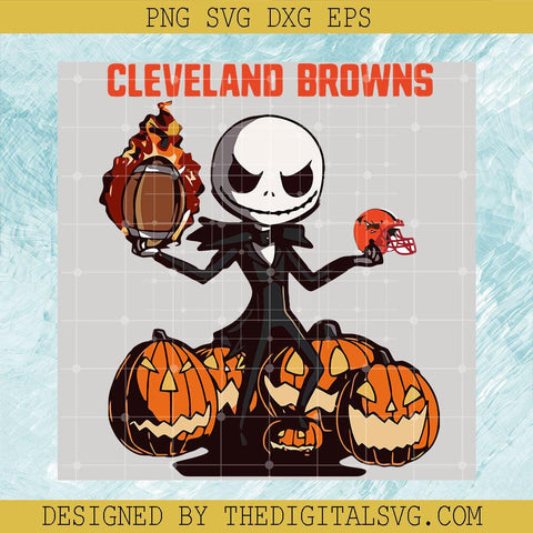 Cleveland Browns Svg, Jack Skellington Svg, Pumpkin Svg - TheDigitalSVG