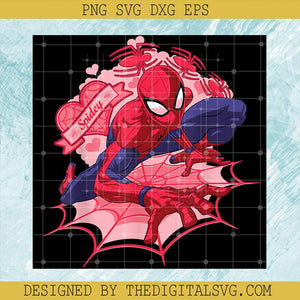 Spider-Man Valentine PNG, Spidey PNG, Marvel Disney PNG, Valentine PNG - TheDigitalSVG
