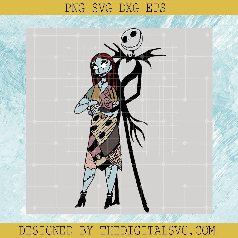 Halloween Svg, Sally And Jack Skellington Svg, The Nightmare Before Christmas Svg - TheDigitalSVG