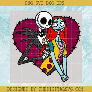 Lose Svg, Sally And Jack Skellington Love Svg, Halloween Svg - TheDigitalSVG