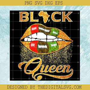 Black Queen Svg,, Lips Black Pride Pan African Flag Svg, Black Woman Svg - TheDigitalSVG
