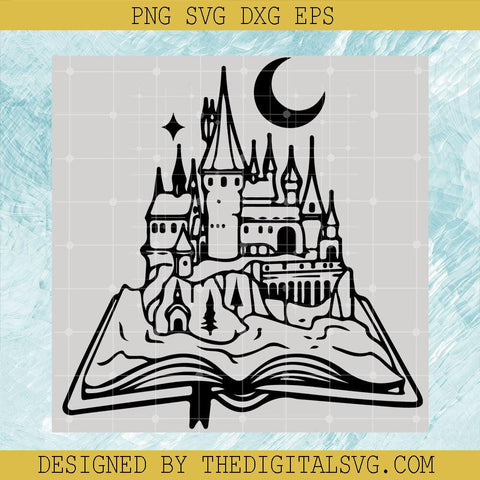Hogwarts In The Book SVG, Hogwarts SVG, Harry Potter SVG - TheDigitalSVG