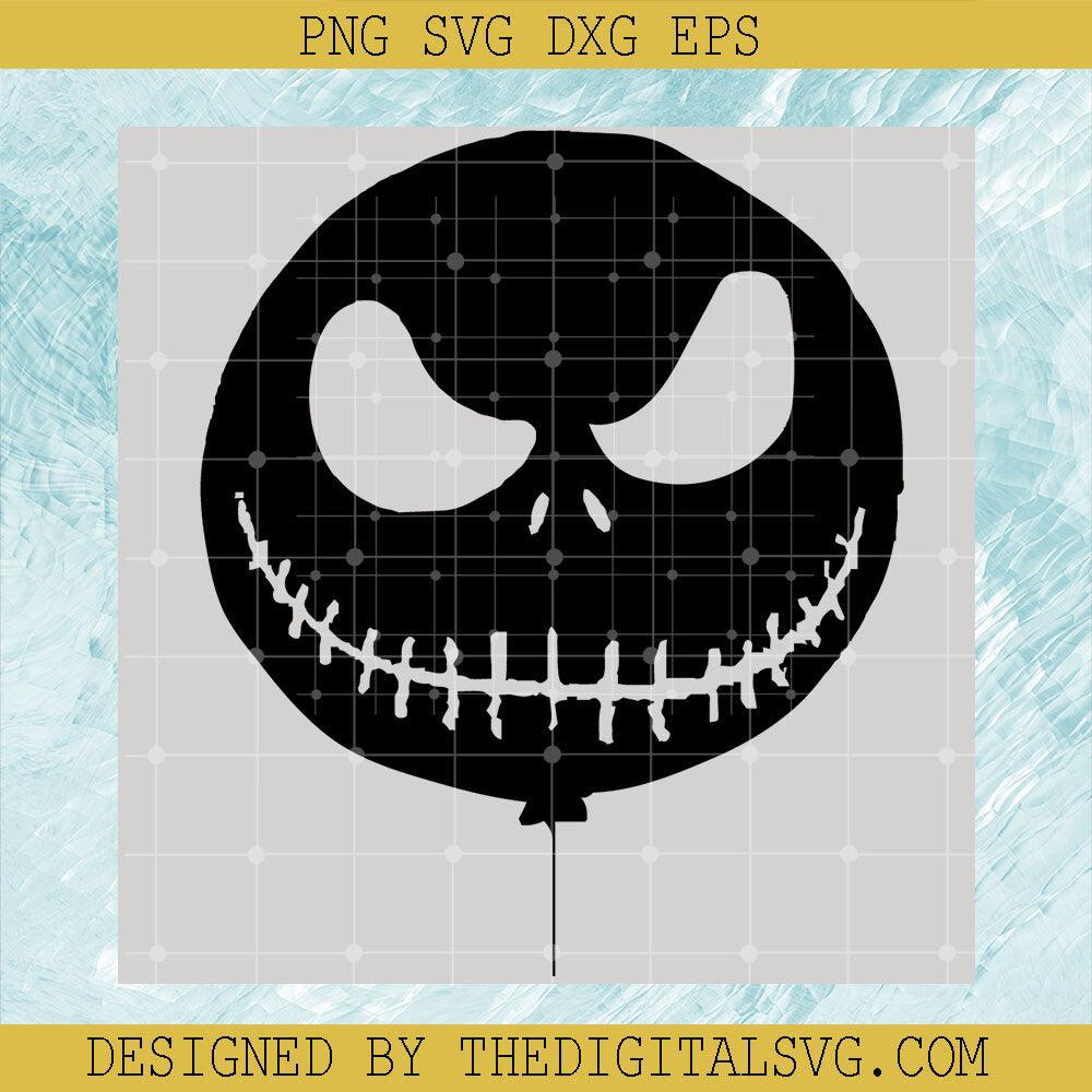 Halloween Svg, Jack Skellington Svg, Black Head Jack Skellington Svg - TheDigitalSVG