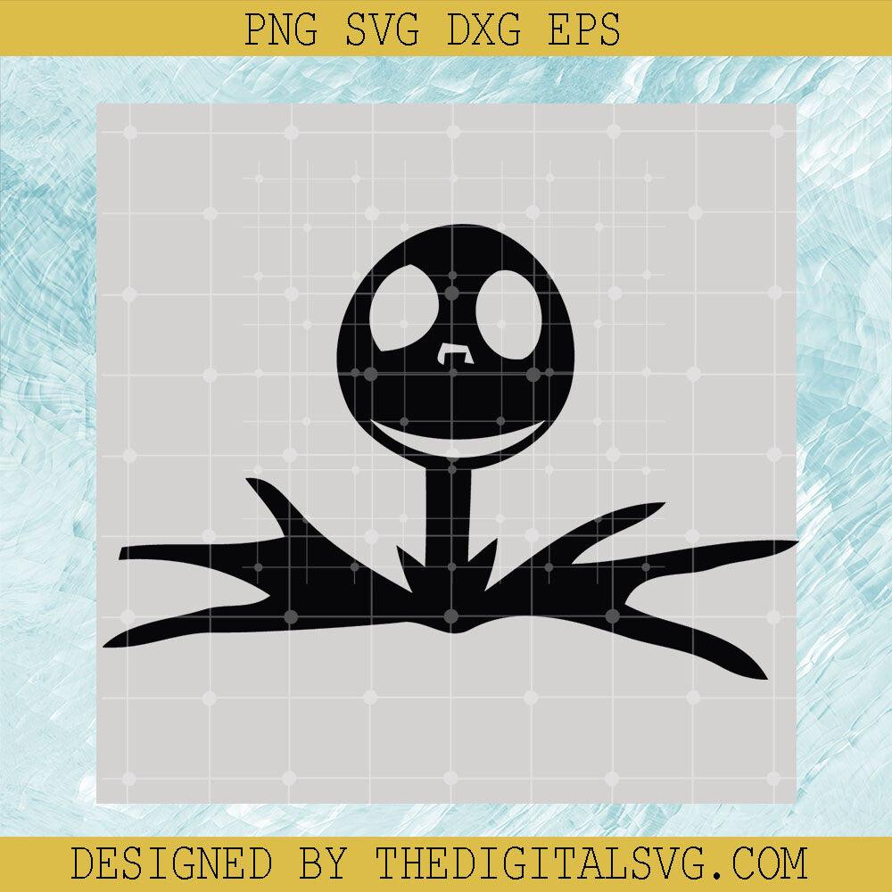 Black Head Jack Skellington Svg, Halloween Svg, Nightmare Svg - TheDigitalSVG