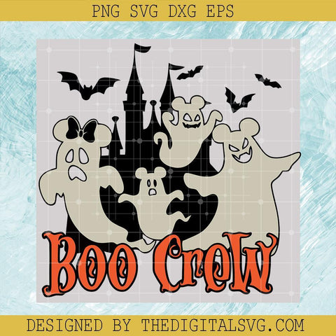 Boo Crew Svg, Disney Mickey Svg, Halloween Svg, Disney Svg - TheDigitalSVG