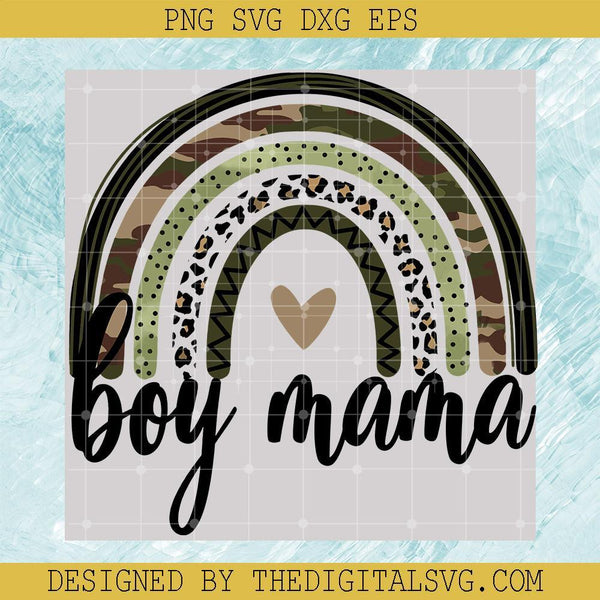 Boy-Mama-Camo-Cheetah-Leopard-Rainbow-Brown-Dots-Rainbow-Mom-Of-Boys ...