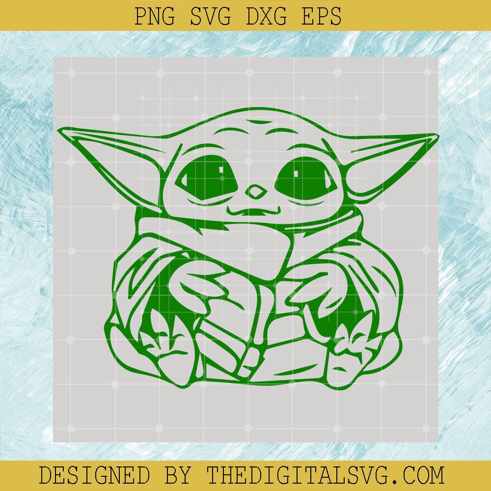 Baby Yoda Svg, Baby Yoda So Cute Svg, Star Wars Disney Svg - TheDigitalSVG