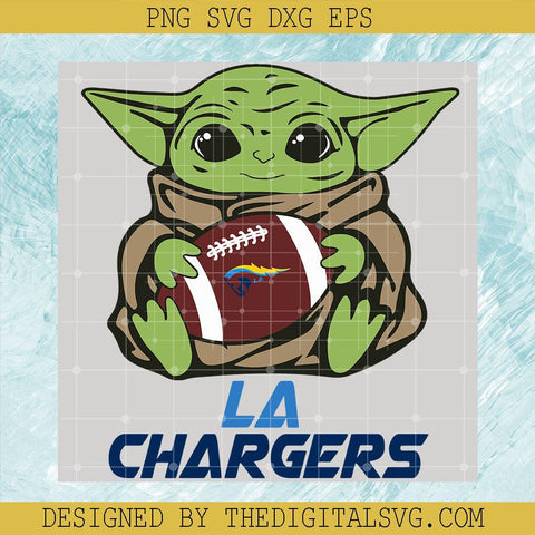 La Chargers Svg, Baby Yoda Svg, La Chargers Yoda Svg - TheDigitalSVG