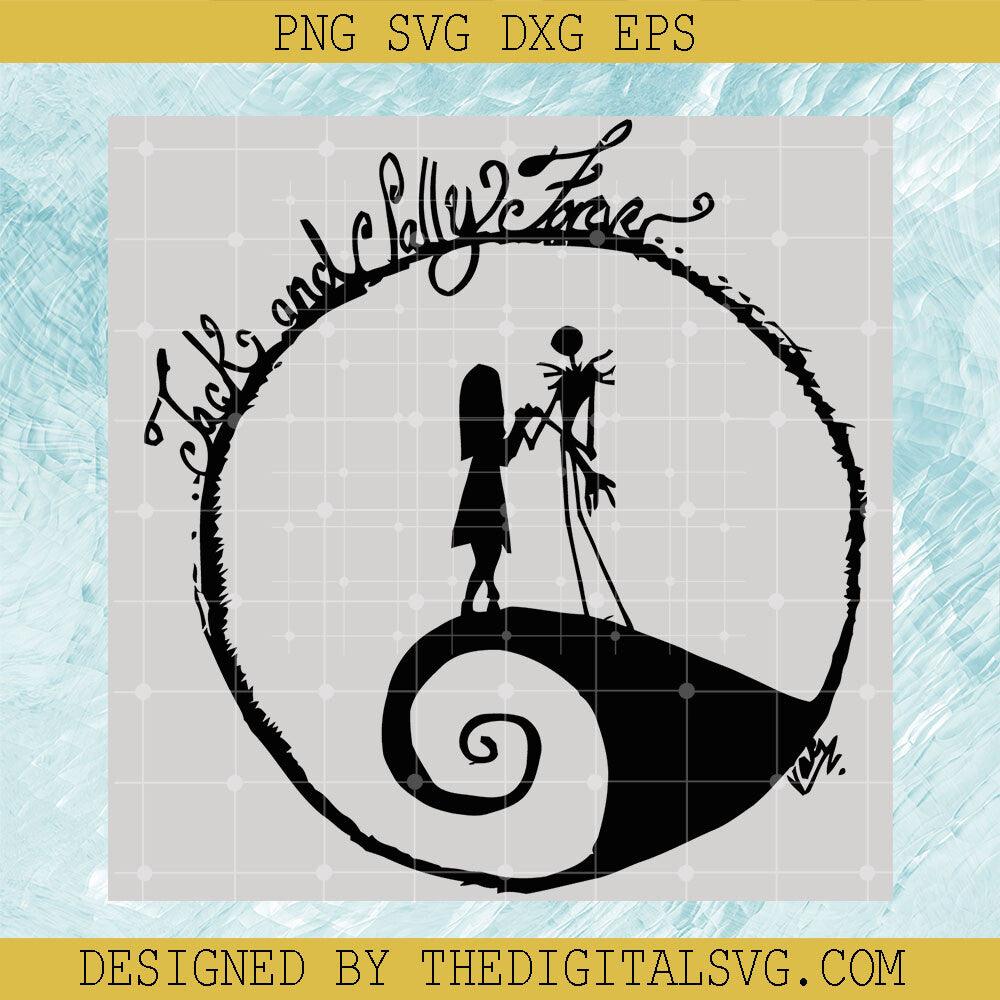 Jack And Sally Lover Svg, Jack And Sally So Happy Svg, Halloween Svg - TheDigitalSVG