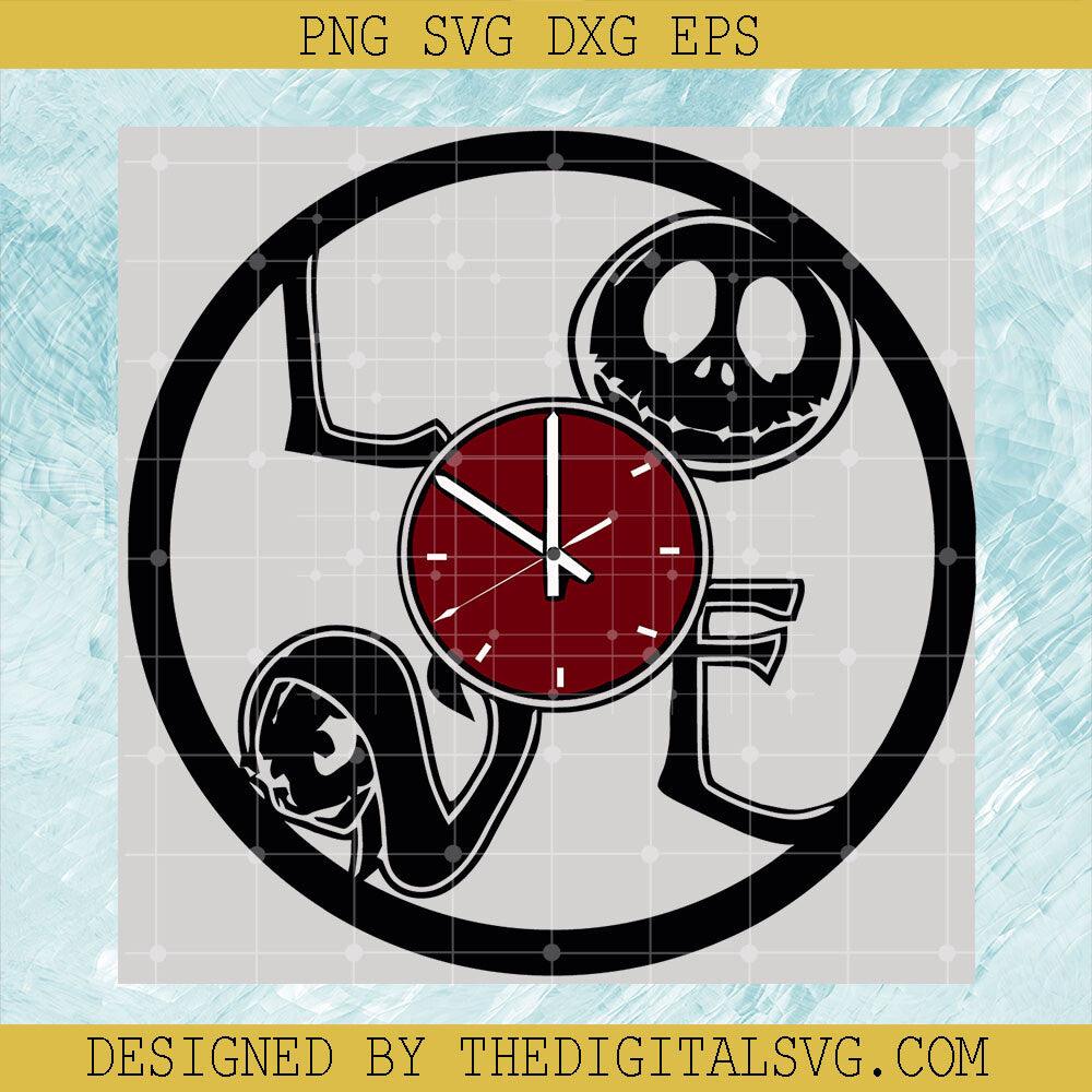 Love Clock Svg, Jack Skellington Clock Svg, Nightmare Svg - TheDigitalSVG