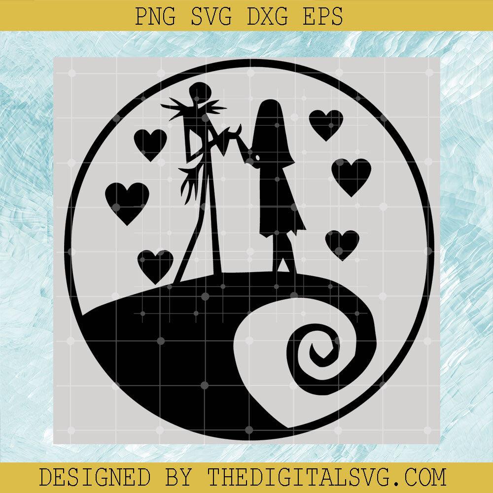 Jack Skellington And Sally Love So Much Svg, Halloween Svg, Nightmare Svg - TheDigitalSVG