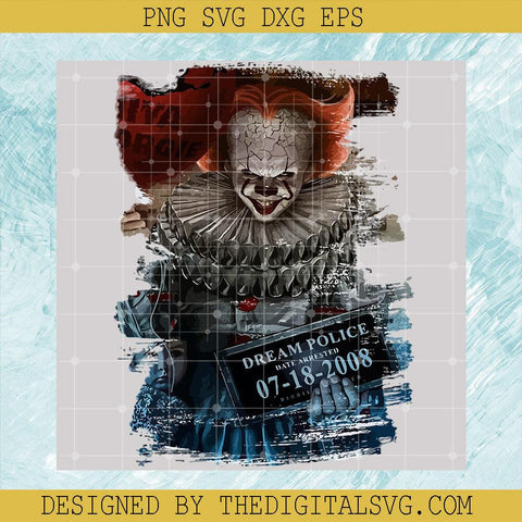 Mugshot Pennywise Svg, Pennywise Horror Character Svg, Pennywise IT Svg, Halloween Svg - TheDigitalSVG