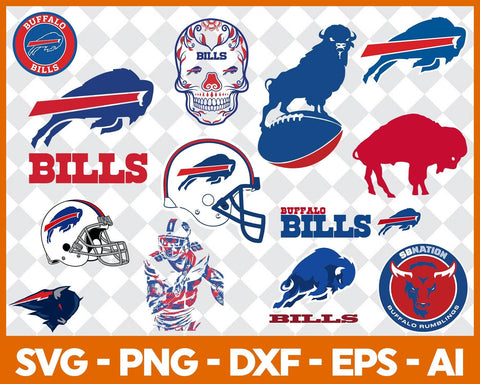 Buffalo Bills Bundle Svg, Buffalo Bills Svg, Buffalo Bills Logo Svg, AFC Teams Svg, NFL Svg, Bundle Svg
