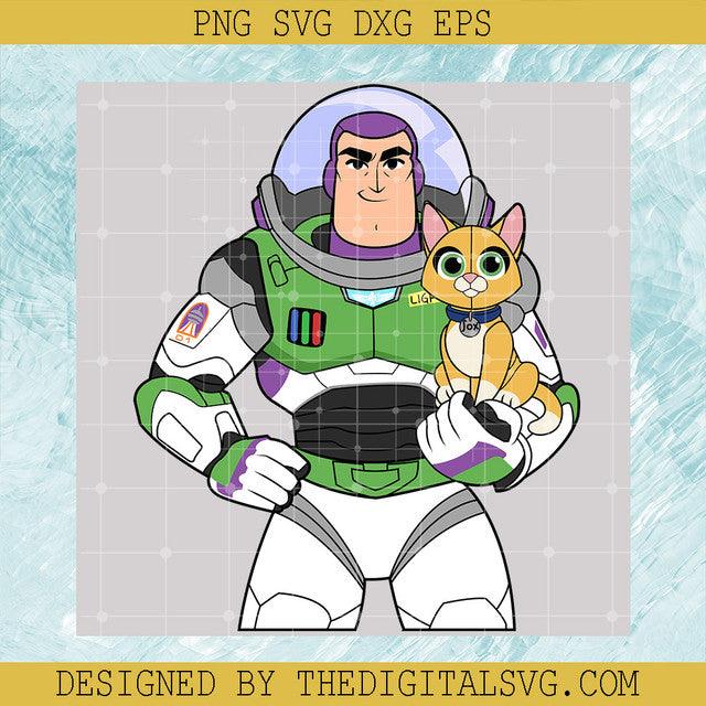 Buzz And Sox SVG, Buzz Lightyear Cat SVG, Buzz Lightyear SVG