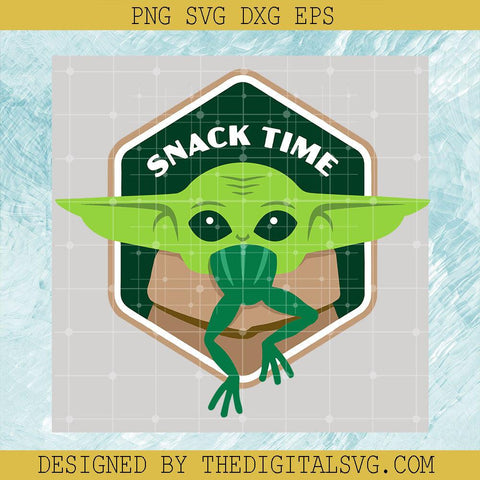 Snack Time Svg, Baby Yoda Svg, Star Wars Svg - TheDigitalSVG