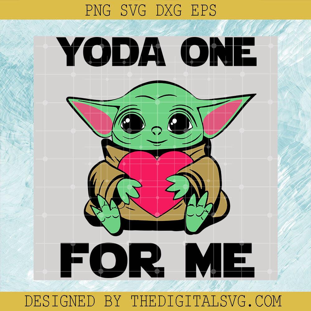 Yoda One For Me Svg, Baby Yoda Svg, Disney Svg - TheDigitalSVG