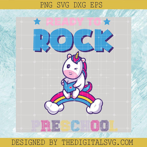 Ready To Rock Preschool Svg, Back To School Svg, Horse Svg - TheDigitalSVG