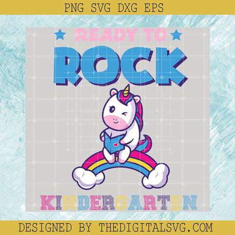 Ready To Rock Kindergarten Svg, Horse Svg, Kindergarten Svg - TheDigitalSVG