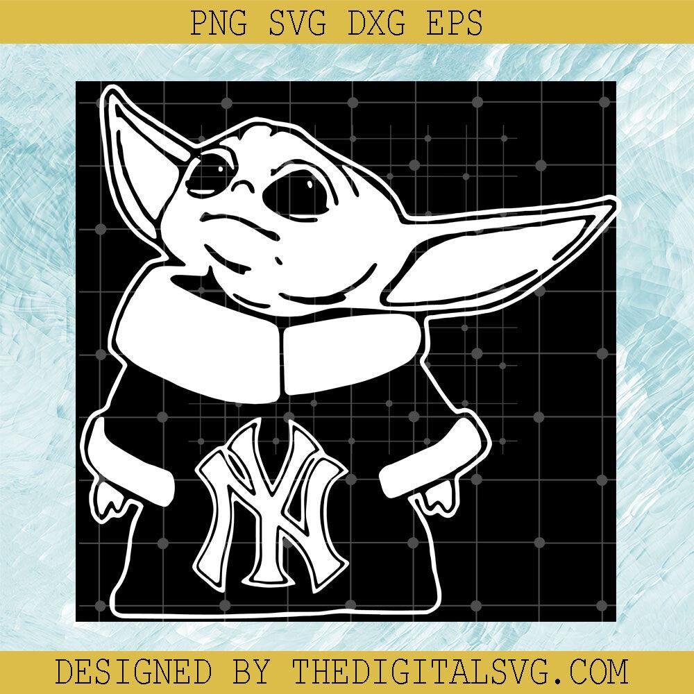 Baby Yoda So Funny Svg, Baby Yoda Wears Black Shirt Svg, Baby Yoda Svg - TheDigitalSVG