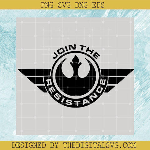Join The Resistance Svg, Star Wars Join The Resistance SVG, Star Wars Svg - TheDigitalSVG