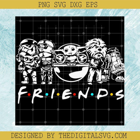 Friends Svg, Yoda And Friends Svg, Star Wars Disney Svg - TheDigitalSVG