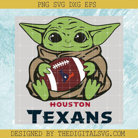 Houston Texans Svg, Baby Yoda Svg, Star Wars Disney Svg - TheDigitalSVG