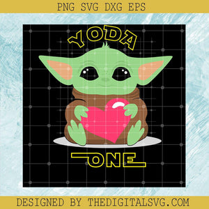 Yoda One Svg, Baby Yoda So Cute Svg, Star Wars Disney Svg - TheDigitalSVG