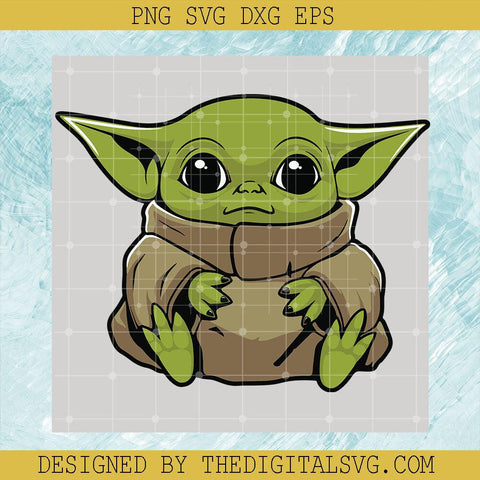 Baby Yoda Star Wars Svg, Baby Yoda Svg, Disney Svg - TheDigitalSVG