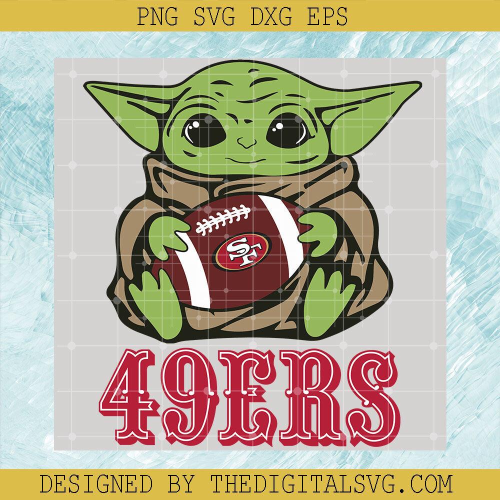 49ers Svg, Baby Yoda Sf Svg, Star Wars Disney Svg - TheDigitalSVG