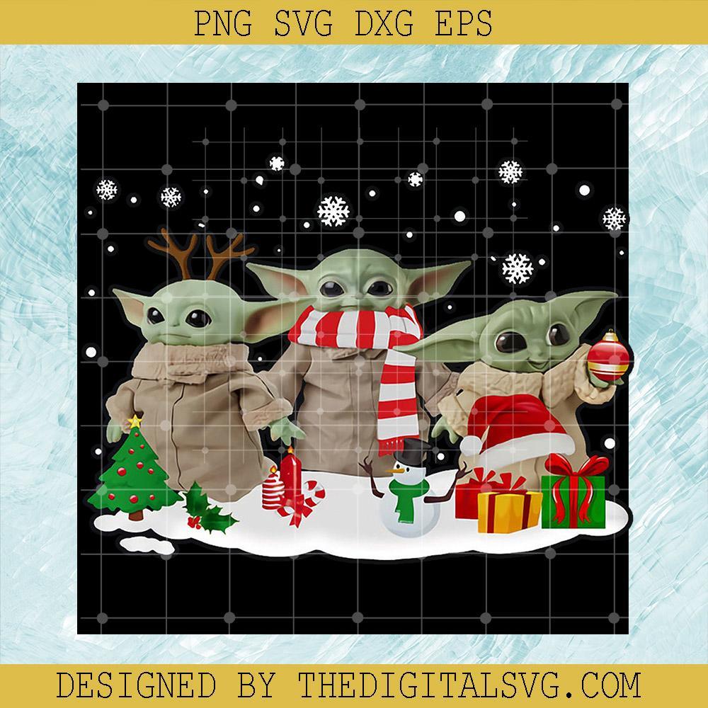 Christmas Baby Yoda PNG, Baby Yoda PNG, Christmas PNG, Star Wars Baby Yoda PNG - TheDigitalSVG