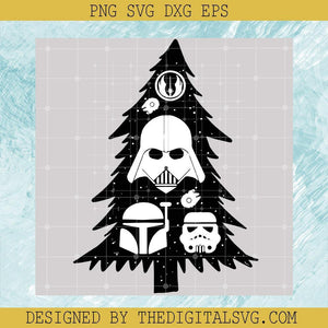 Christmas Tree Star Wars Svg, Star Wars Svg, Christmas Svg - TheDigitalSVG