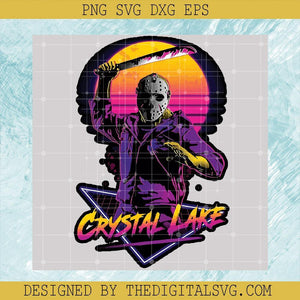 Crystal Lake Jason Svg, Jason Voorhees Svg, Scary Svg, Halloween Svg - TheDigitalSVG