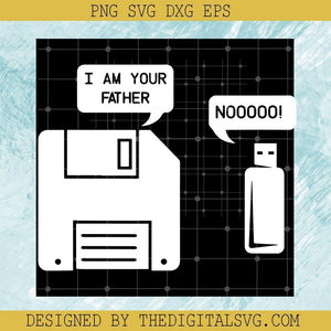 USB Floppy Disk I am Your Father Svg, Disk Funny Svg, Perfect Gift Svg