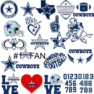 Dallas Cowboys Bundle Svg, Dallas Cowboys Svg,Dallas Cowboys Logo Svg, NFC Teams Svg, NFL Svg, Bundle Svg