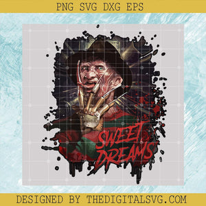 Freddy Krueger Horror Svg, Horror Character Svg, Halloween Svg - TheDigitalSVG