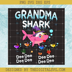 #Grandma Shark Doo Doo SVG, Shark SVG, Shark Halloween SVG, Doo Doo halloween SVG, Halloween SVG - TheDigitalSVG