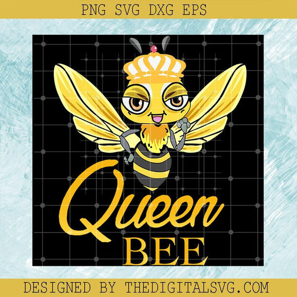 Golden_Queen_Bee_Svg_Honey_Com