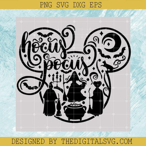 Hocus Pocus Mickey SVG, Halloween Mickey SVG, Hocus Pocus SVG