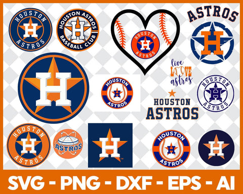 Houston Astros Bundle Svg, Houston Astros Svg,Houston Astros Logo Svg, Major League Svg, NLE Svg, MLB Svg