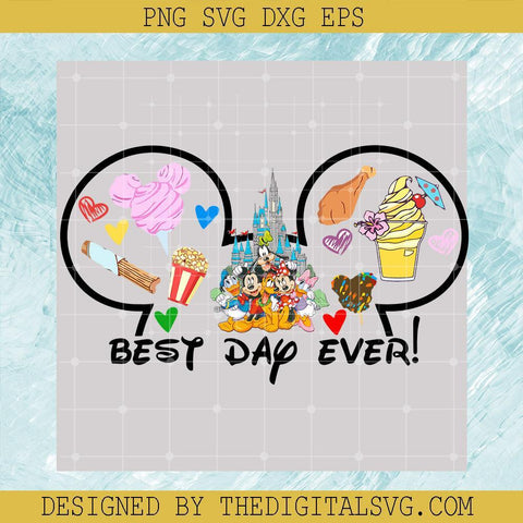 Inspired by Mickey Mouse Svg, Best Day Ever Svg, Mickey and Friends Svg - TheDigitalSVG