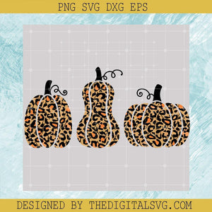 Leopard Pumpkin Svg, Pumpkin Svg, Leopard Svg - TheDigitalSVG