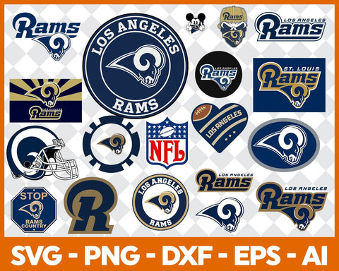 Los Angeles Rams Bundle Svg, Los Angeles Rams Svg, Los Angeles Rams Logo Svg, NFC Teams Svg, NFL Svg, Bundle Svg