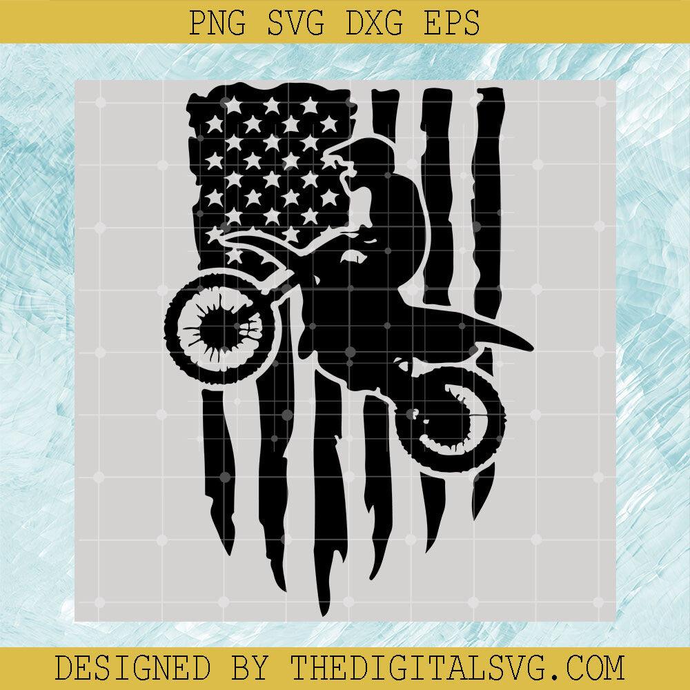 America Flag Svg, Motorcyle Svg, Driving Svg - TheDigitalSVG