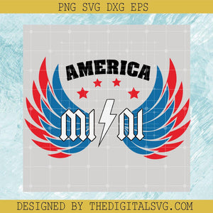 America Svg, America Mini Wings Svg, Wings Svg - TheDigitalSVG