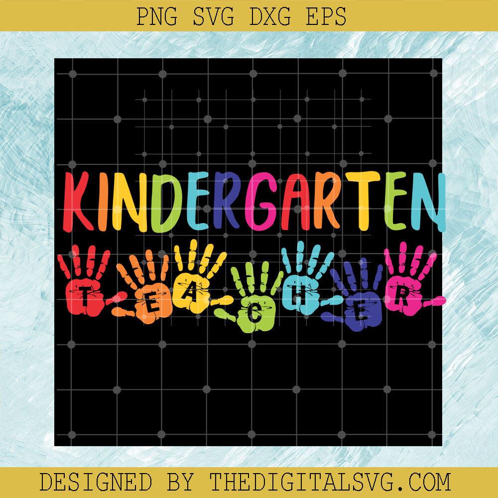 Kindergarten Teacher Svg, Colors Hand Svg, Back To School Svg - TheDigitalSVG