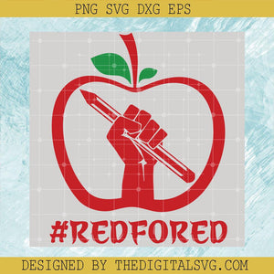 Redfored Svg, Teach Love Inspired Svg, Redfored Svg, Apple Svg, Fist Svg - TheDigitalSVG