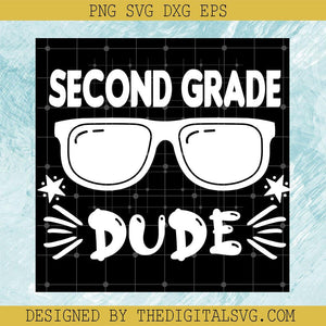 Second Dude Svg, Back To School Svg, Glasses Svg - TheDigitalSVG