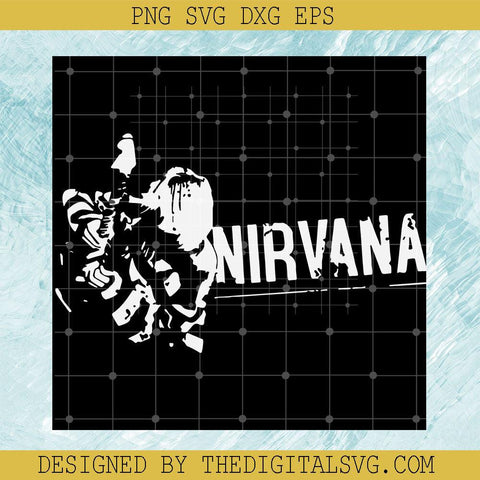 Nirvana Svg, Nirvana Singer Svg, Nirvana Kurt Koban Svg - TheDigitalSVG