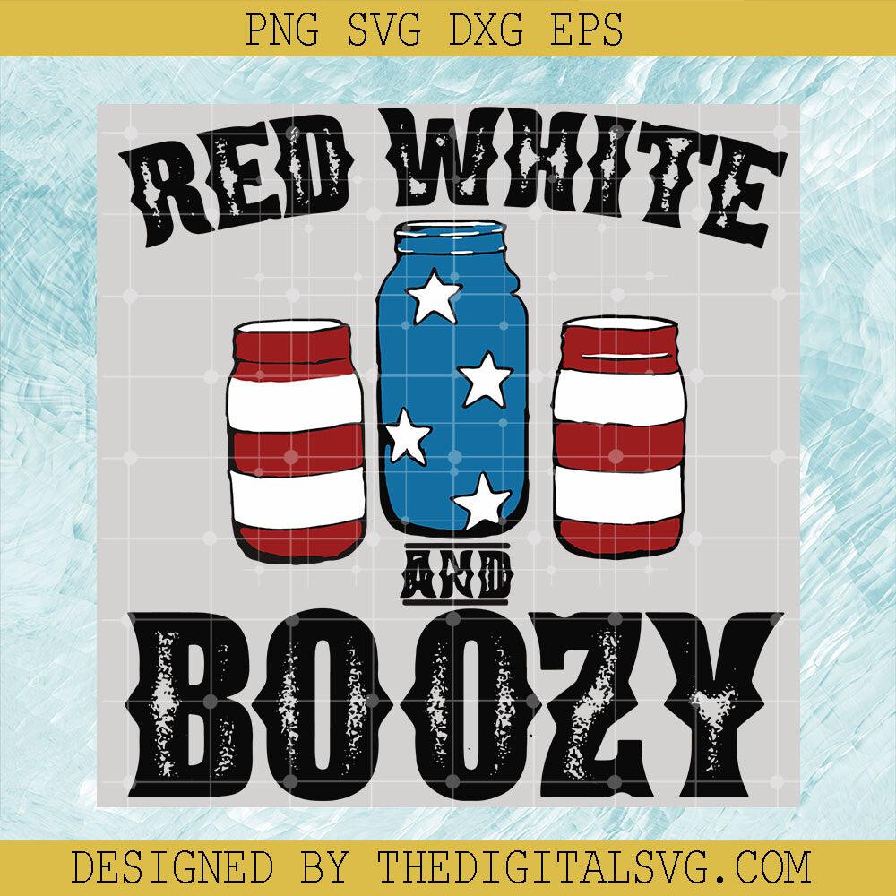 Red White And Boozy Svg, USA Flag, Red White Svg - TheDigitalSVG