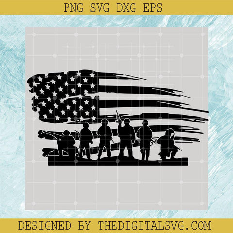 US Military Navy Svg, USA Flag Svg, Army Svg, Americian Svg - TheDigitalSVG